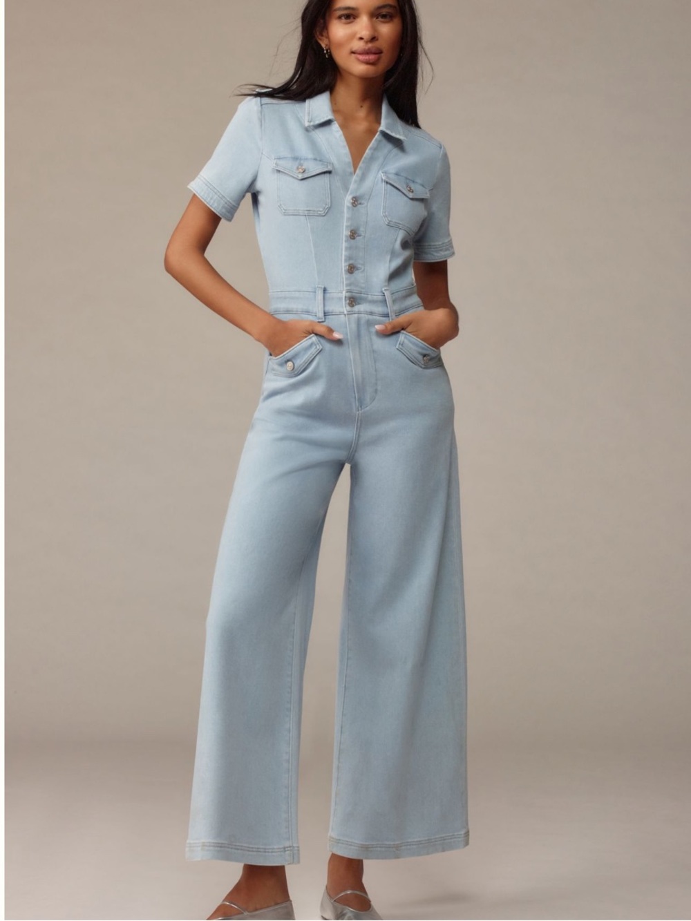 Paige Harper Ankle Wide Leg Jumpsuit NWOT